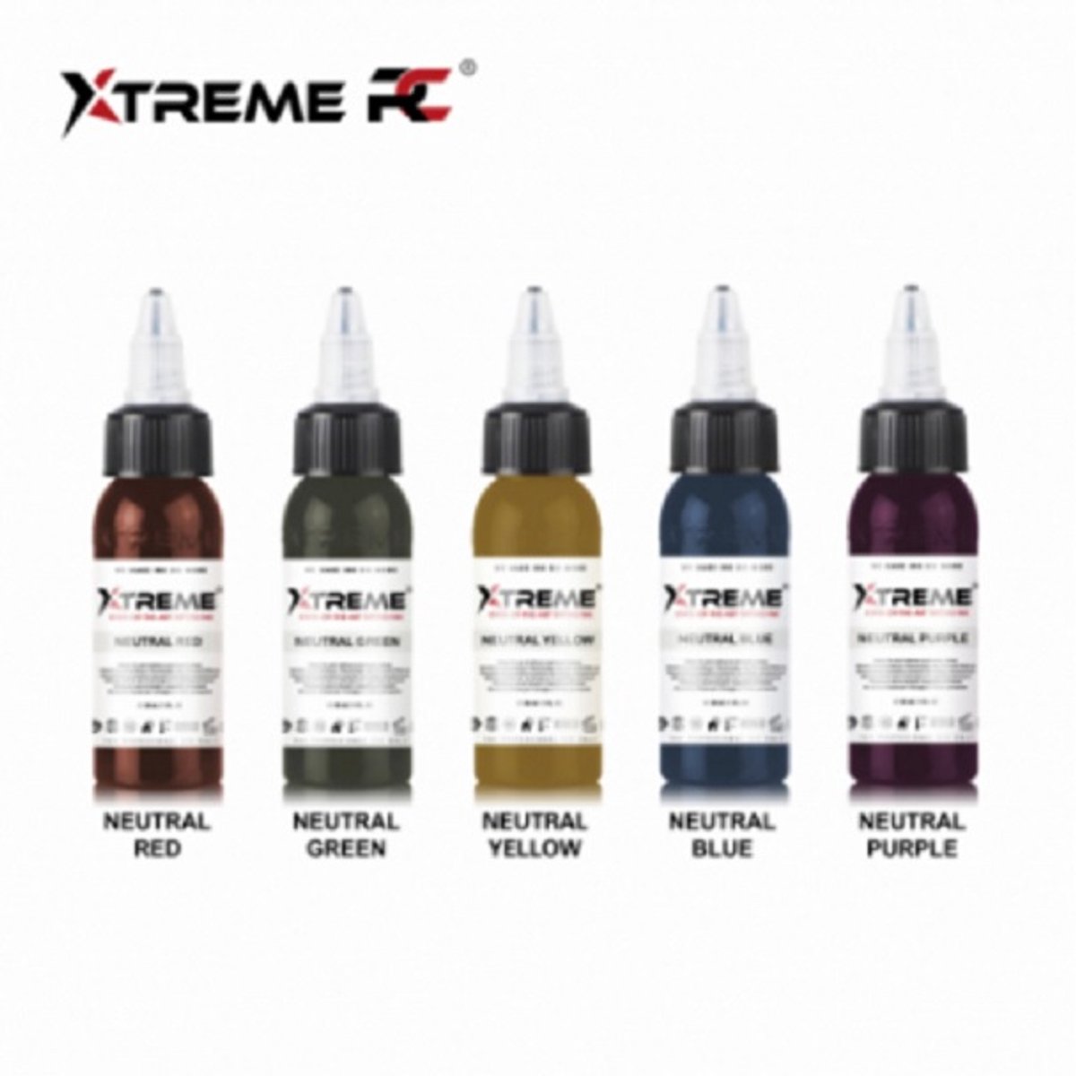 XTREME INK - NEUTRAL SET - 5X30ML (REACH COMPLIANT)