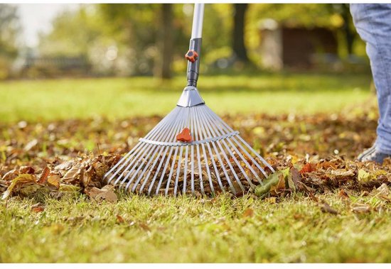 GARDENA Combisystem bladhark Hark - Werkbreedte verstelbaar 30/50 cm - Aanbevolen steellengte 130 cm van GARDENA — afbeelding 5