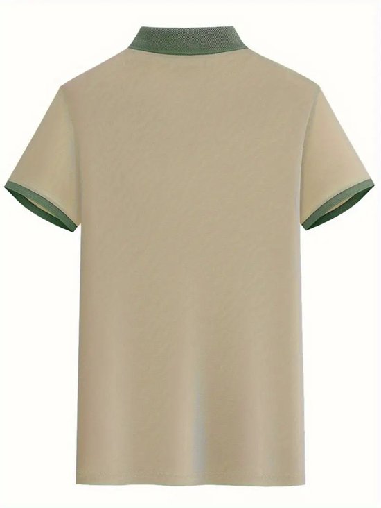 Bovista Golf Shirt Heren - T-shirt - Golfkleding - Golfen - Golf Accessoires - Polo Shirt - Beige - Maat XXL van Bovista — afbeelding 2