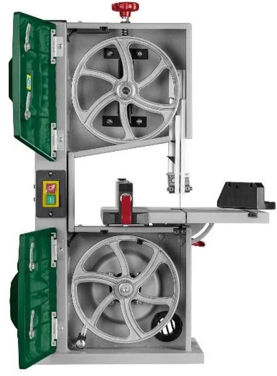 Parkside Scie à ruban PBS 350 A1 350 W pour couper du bois dur et tendre, stratifié ou panneaux de fibres de bois Moteur puissant de 350 W avec vitesse de coupe
