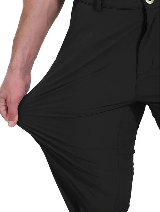 Bovista Golfbroek Heren - Golfkleding - Golfen - Golf Accessoires - Nette Pantalon - Zwart M - Maat 48 van Bovista — afbeelding 4