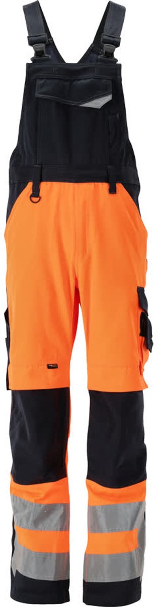 Mascot Safe Supreme Amerikaanse overall met kniezakken 15569-860 - hi-vis oranje/donkermarine - C52 - 82