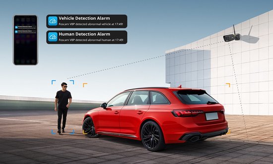 Foscam V8P - Zwart van Foscam — afbeelding 2