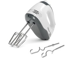 Tristar MX-4203 - Handmixer 200W - 5 snelheden - RVS kloppers en deeghaken - Wit