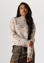 AAIKO Milou Spacedye Wo 400 Truien & vesten Dames - Sweater - Hoodie - Vest- Zand - Maat XXL