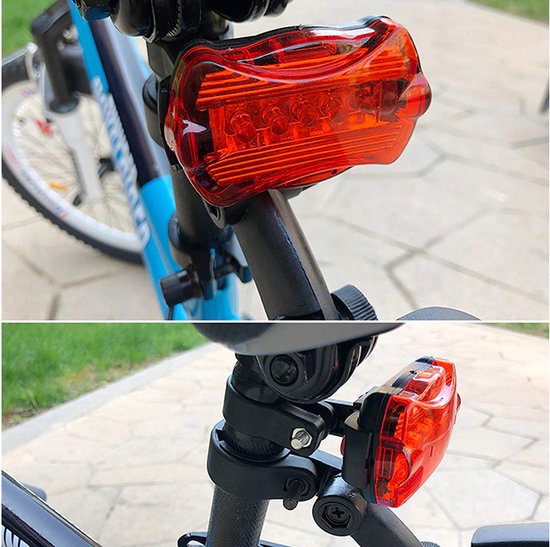 Fietsverlichting achter - 5 led — afbeelding 2