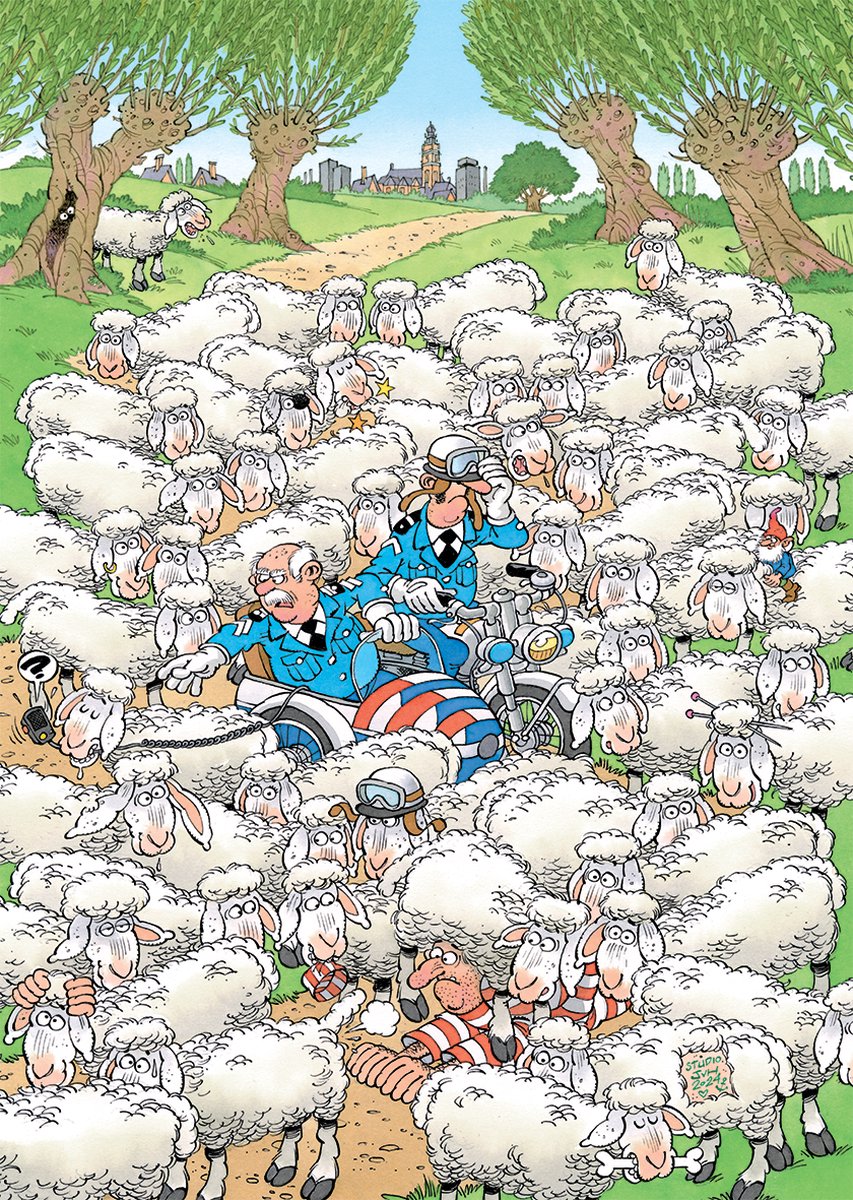 Jan van Haasteren - Expert 7 - Lam Gelegd - 500 stukjes puzzel - Legpuzzel — afbeelding 4