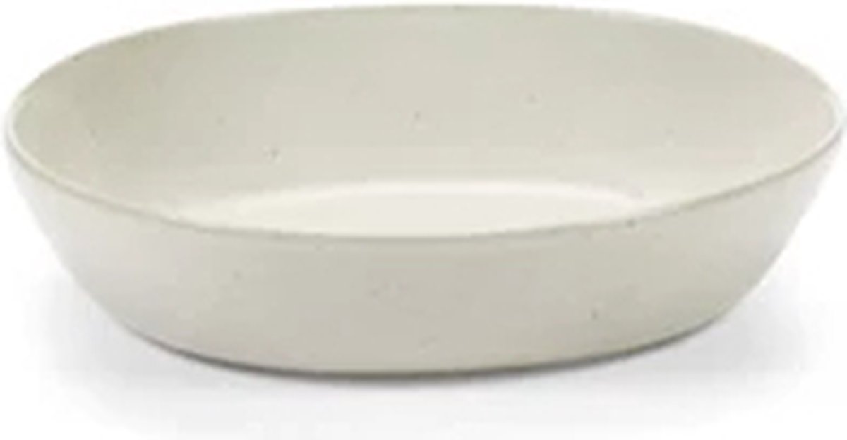 Serax Uncharted Out of Lines diep bord 18.5x17cm H4cm off white