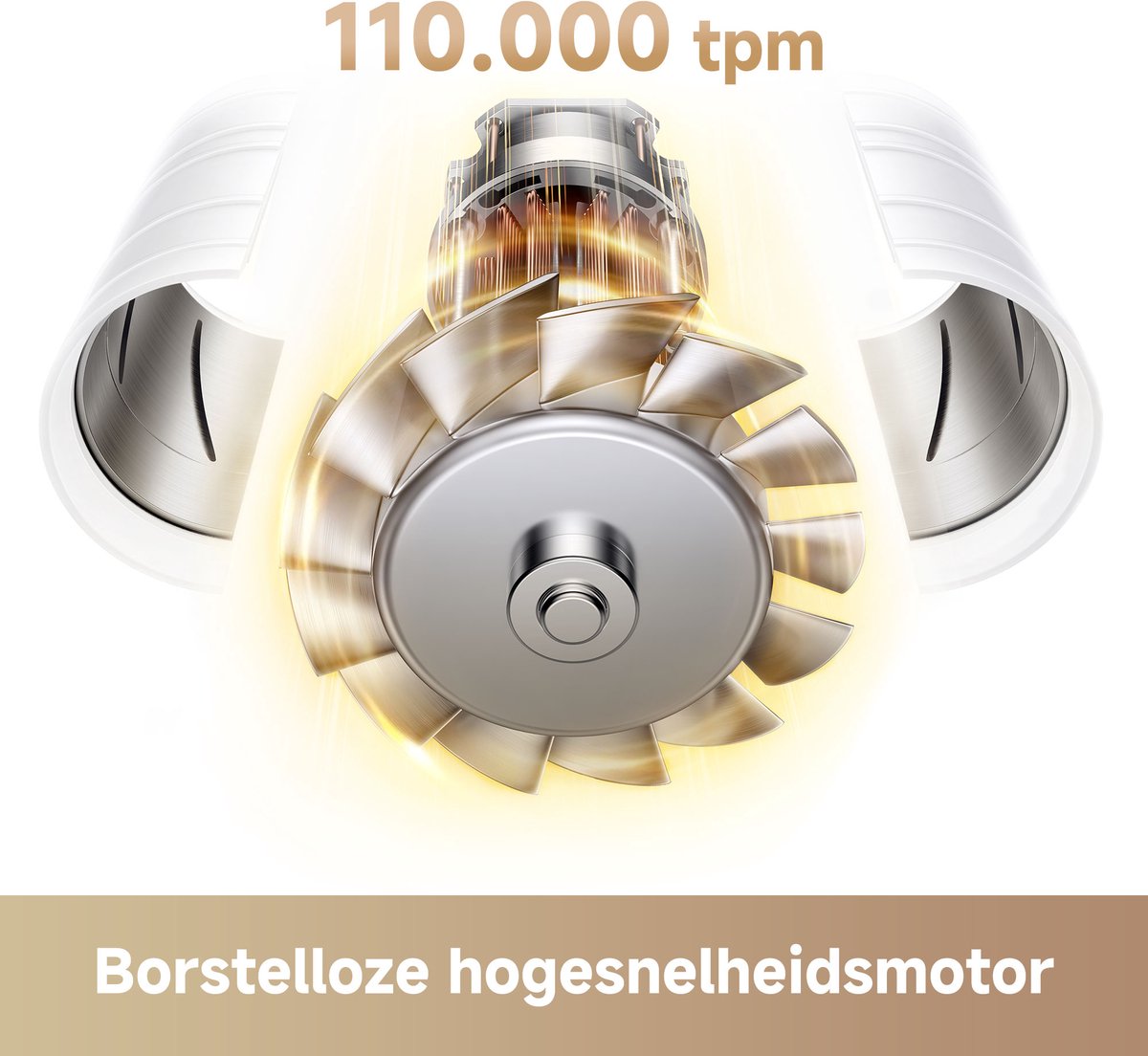 MOVA Turbo Haardroger Wit - afbeelding 3
