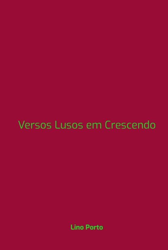 Versos Lusos Em Crescendo - cover