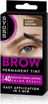 Syoss - Teinture sourcils - Châtain clair - Permanent - Sourcils