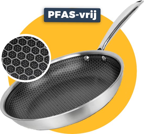 Foto: 3 in 1 grillpan met temperatuurgecontroleerde antiaanbaklaag kook verschillende gerechten tegelijk zonder oververhitting of verbranding