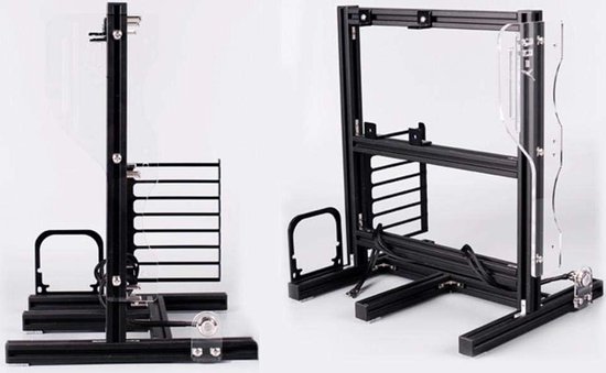 143 Computer Open Air Case, DIY Mini Open Aluminium Frame ATX Moederbord PC Computer Case, PC Open Frame Testbank, DIY Mod Base Stand