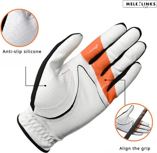 Livano Golfhandschoenen - Golf Accessoires - Handschoen AntiSlip - Heren - Links - Maat XL van Merkloos — afbeelding 2