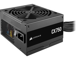 Corsair CX Series CX750 Interne Voeding - 750 Watt - ATX - 80 Plus Bronze - Zwart