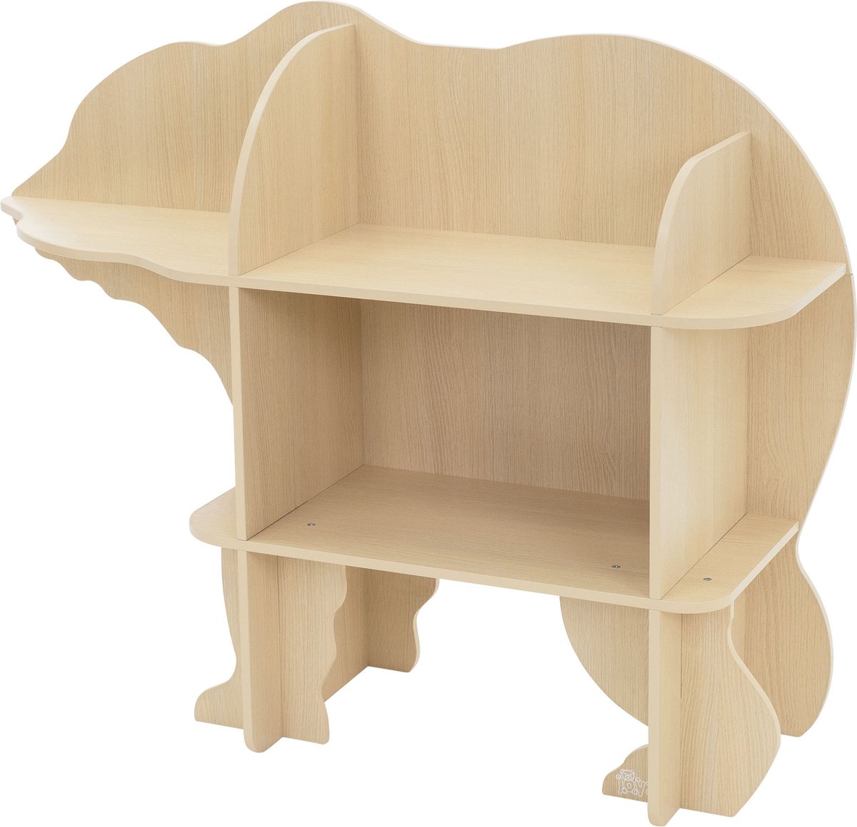 Kinderboekenkast beer ontwerp natuur met open planken Joyz
