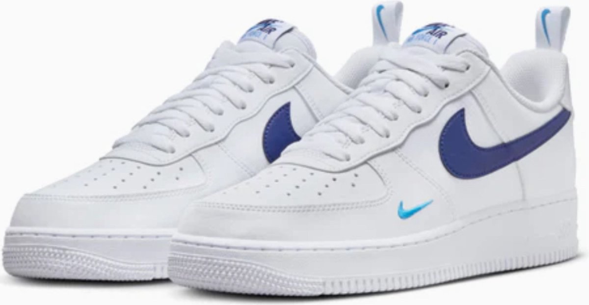 Nike Nike Air Force 1 Sneakers Photo Blauw