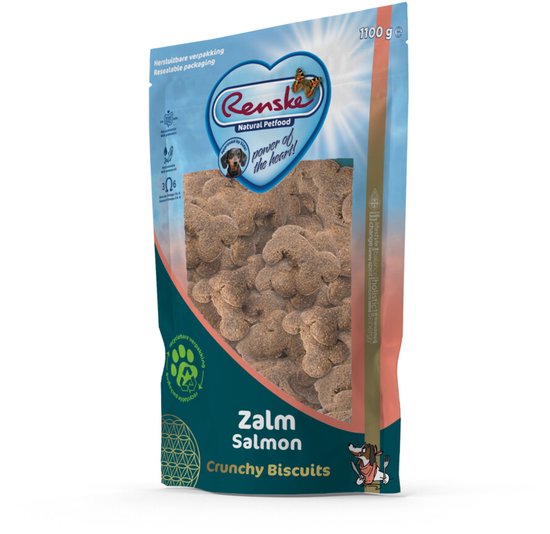 Renske Gezonde Beloning Crunchy Hondensnack Zalm 1100 gr