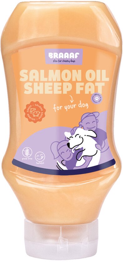 Braaaf Zalmolie en Schapenvet - 8 x 500 ml - Voordeelverpakking