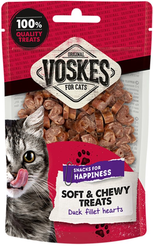 Voskes Eendenfilet Hartjes - 10 x 60 gr - Voordeelverpakking