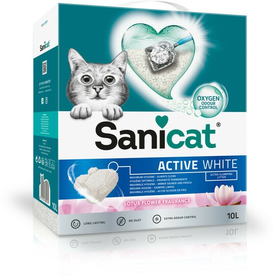 Sanicat Active Wit Lotusbloem 10 liter