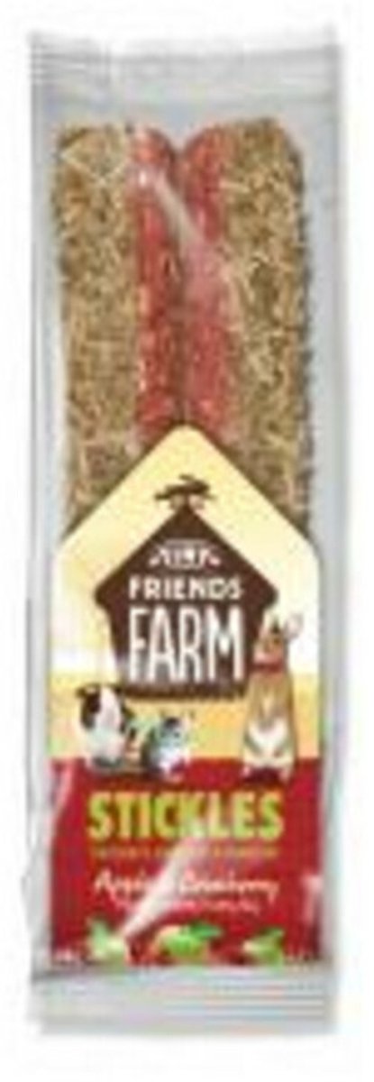 Tiny Friends Farm Knaagdierstick Appel - Veenbes - 8 x 100 gr - Voordeelverpakking