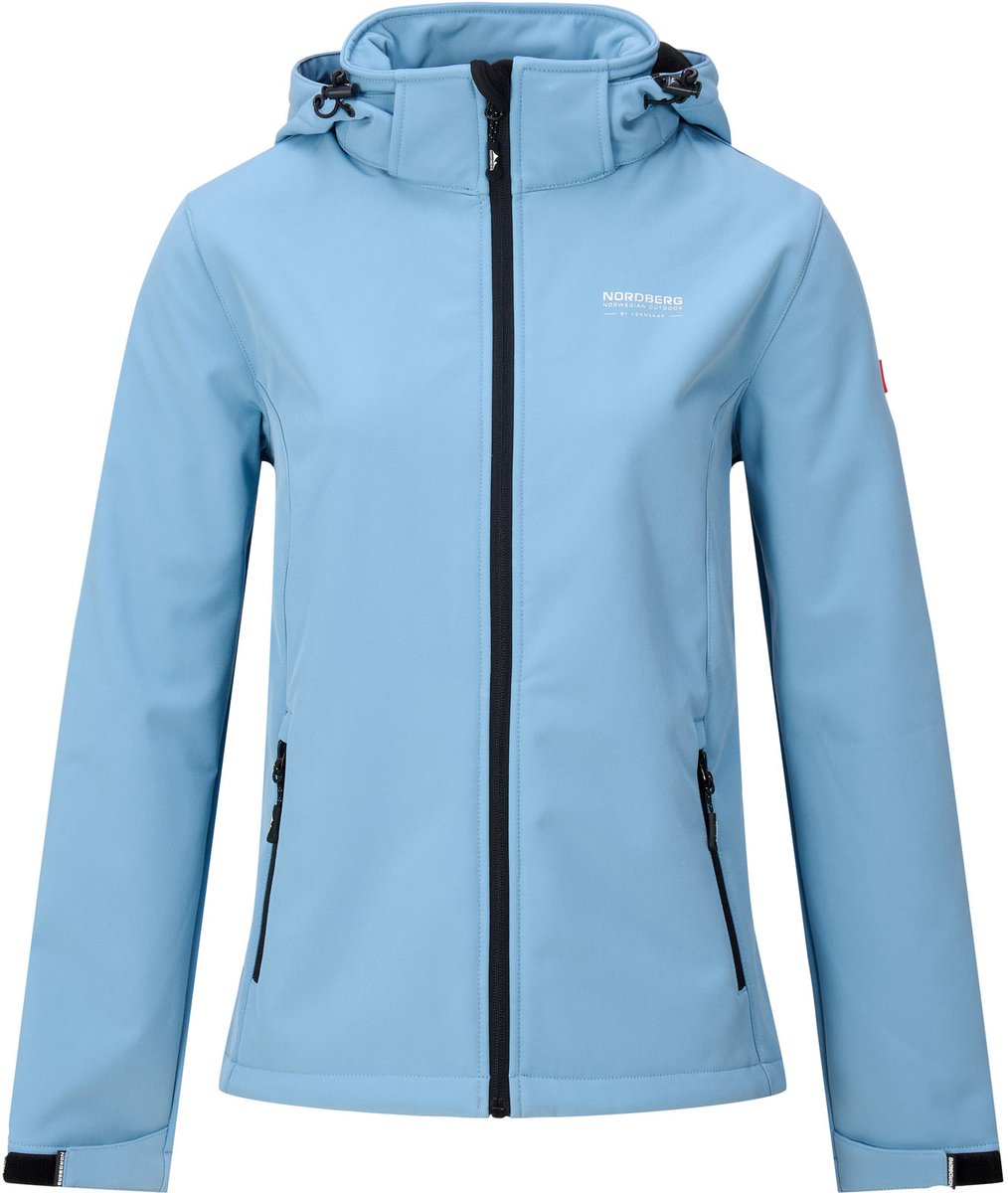 Nordberg Ingrida Softshell Jas Dames Lichtblauw
