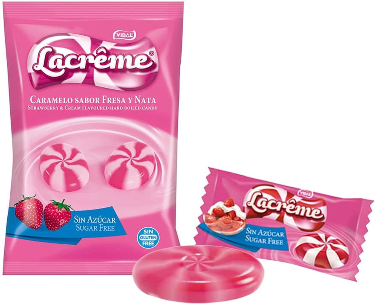 Vidal Strawberry suikervrij - 900 gram