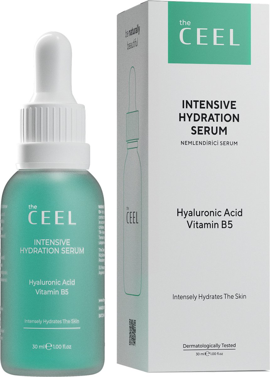 The CEEL Hydration serum - Intensief hydraterende serum - Hyaluronzuur serum - Gezichtsserum voor extra hydratatie 30 ml