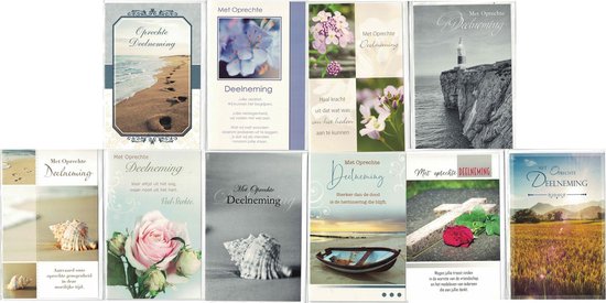 Lot de 25 Cartes 25 Enveloppe Blanches - Cartes Remerciement Deuil - Condoléan