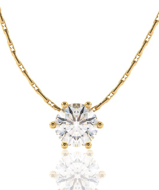 Semyco® Ketting Dames Goudkleurig - Halsketting Doublé 14 Karaat Goud - Ketting Met Hanger - Verstelbaar Collier - Moederdag - Cadeau Voor Vrouw - Phoenix