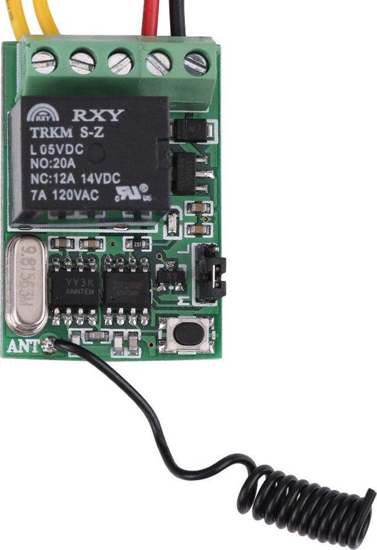 Relais Télécommande Sans Fil – Récepteur/émetteur – Compatible DC 4V à 12V – Pour Automatismes