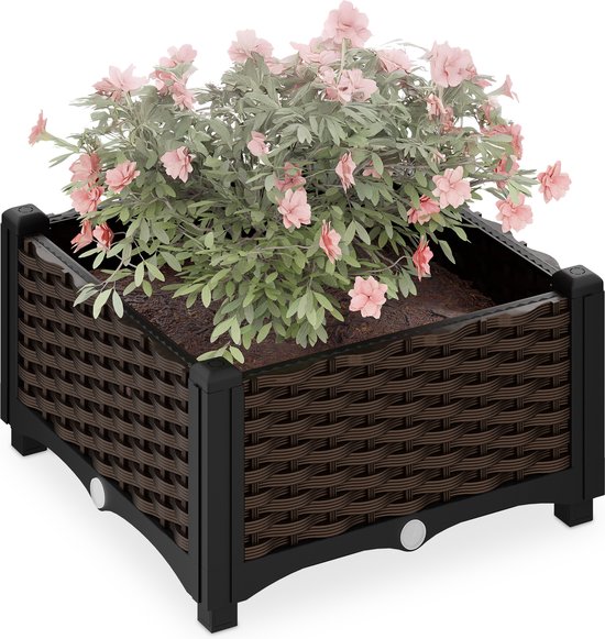 COSHNIBI Düngerstreuer-Abdeckung 55x40x40 Cm – Wasserdicht Aus 420D PVC, Mit Transparentem Fenster Für P20-5010