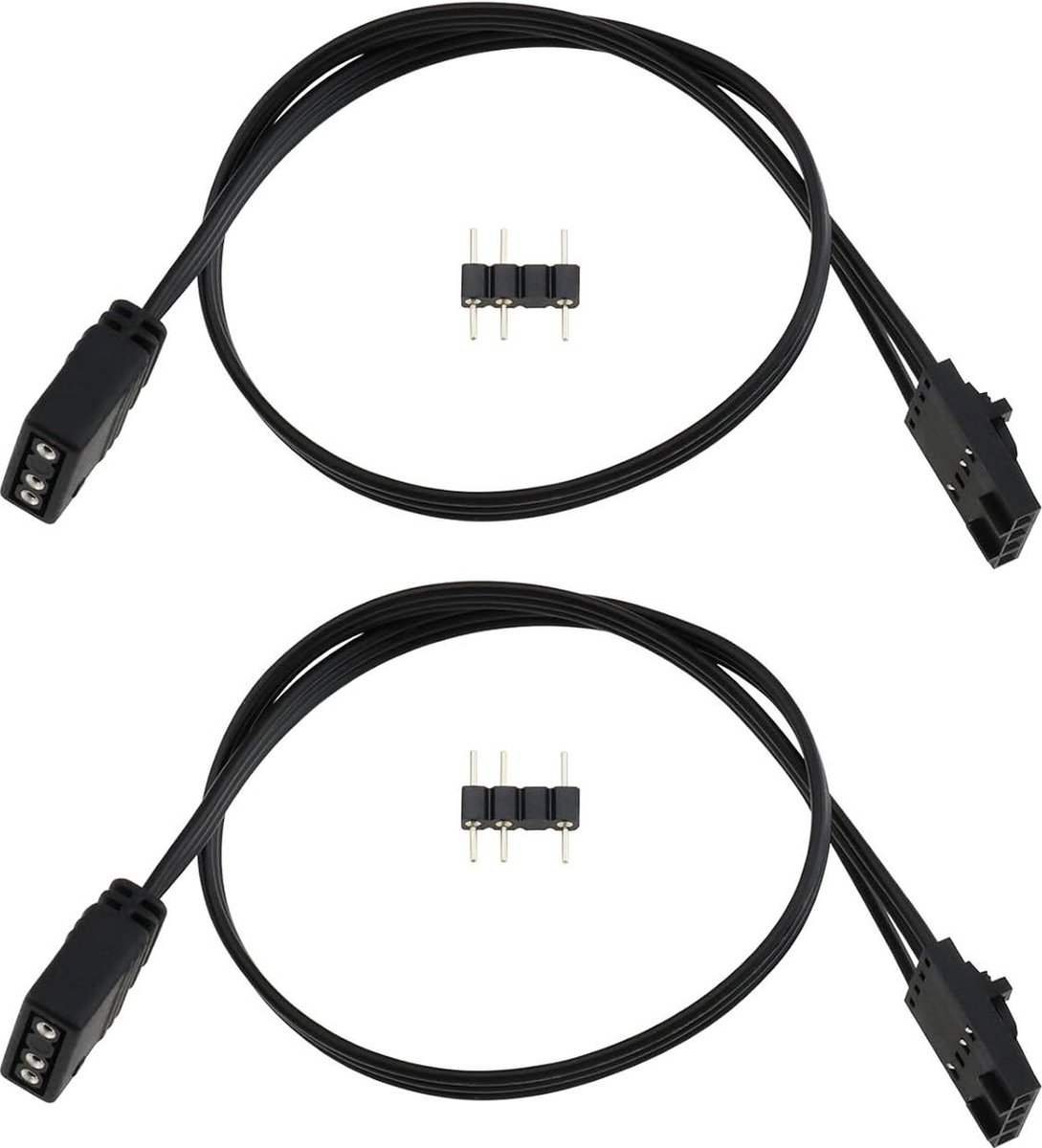 RGB naar ARGB Adapter Connector - Compatibel met Piraten Schip Controller - 25 cm - 2 Stuks