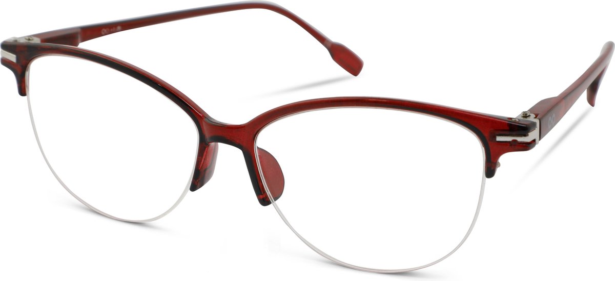 Leesbril Croon Philou-Transparant-Rood-+2.50