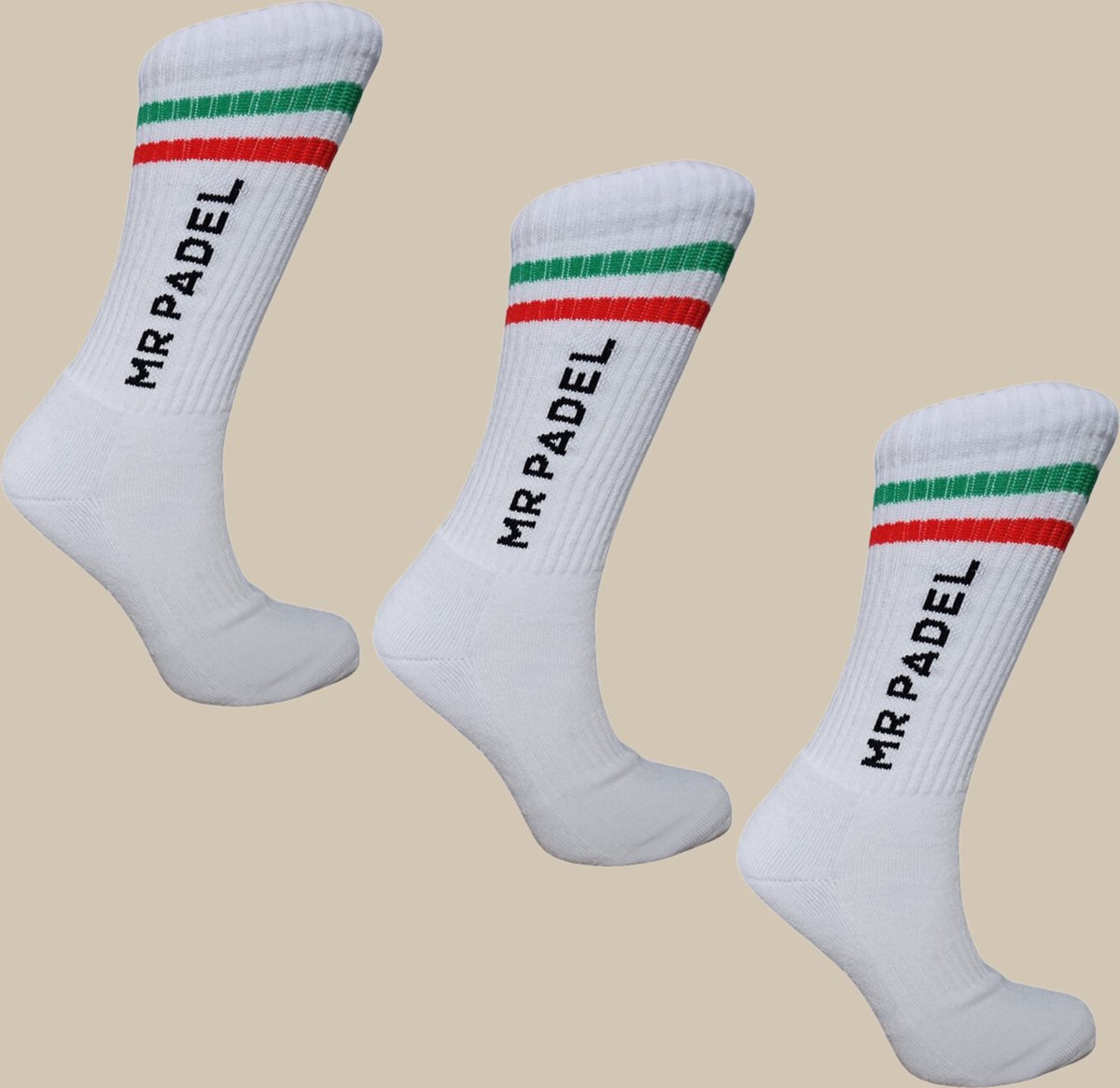 Mr Padel Sokken- Italie 36-41 - 3 Paar