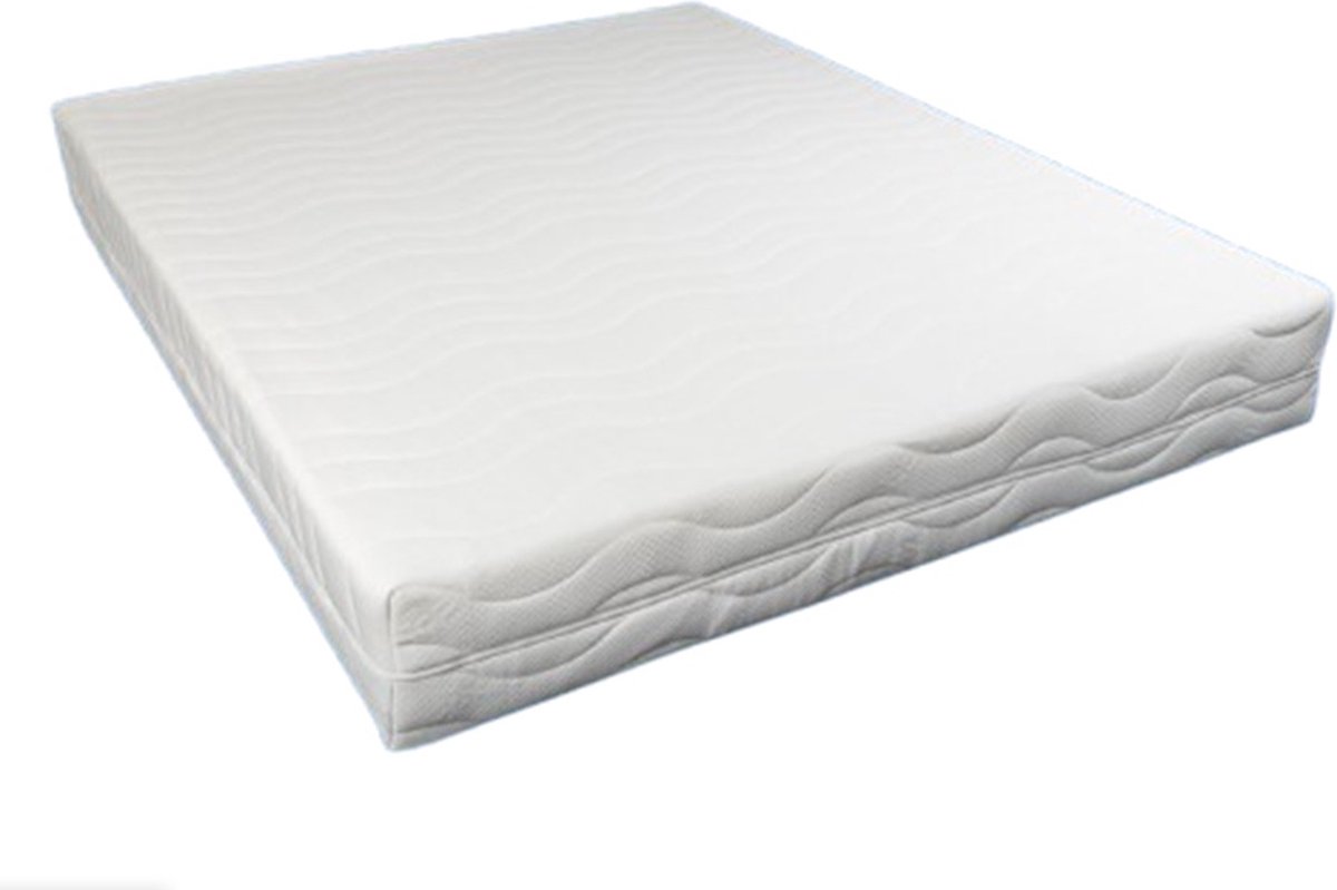 Beddenhut Saffier - 7 Zone - Pocketvering HR - Eenpersoons - 180x200x21 - Anti-allergisch - Tencel Wit