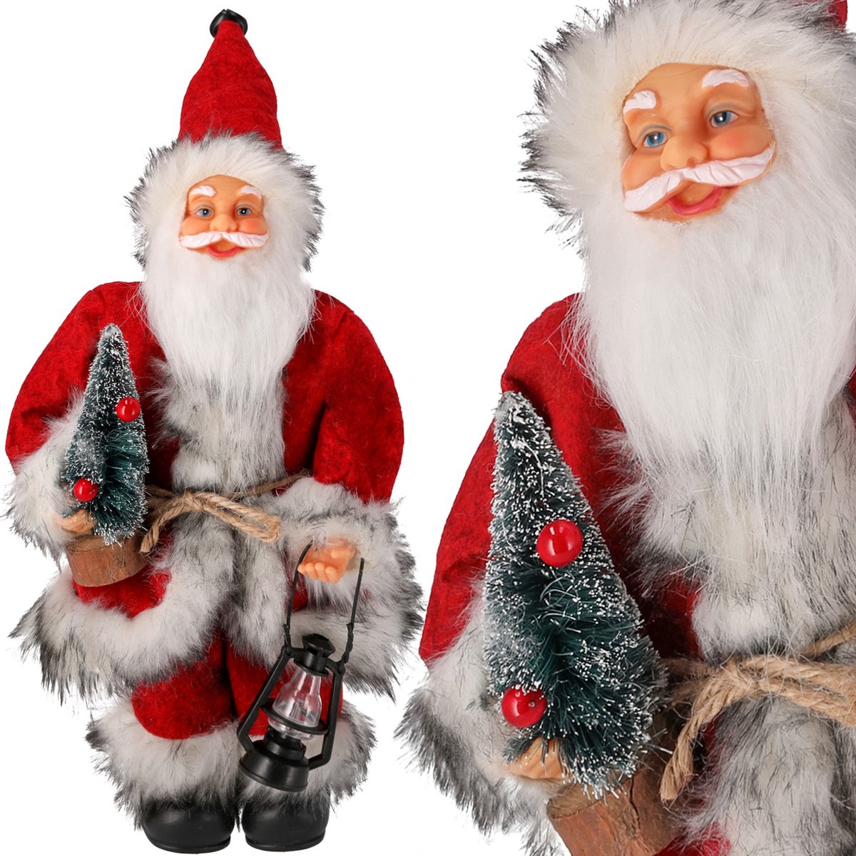 KERSTMAN Kerstbeeldje GROOT Scandinavisch