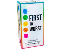 First to Worst - Kaartspel - Gezelschapsspel - Verrassende Voorkeuren - Engelstalig - Dyce Games