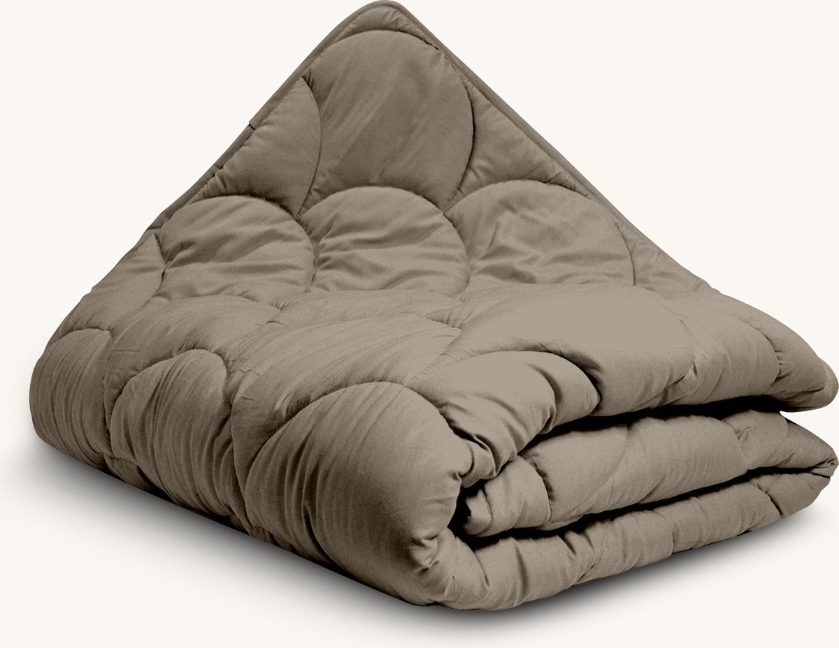 Zydante Eazzzy Dekbed Zonder Overtrek - All year - All-in One Lazy Dekbed - Taupe / 200x140