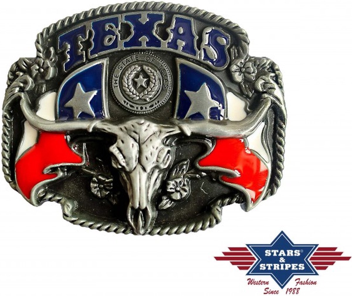 Stars & Stripes - Buckle GS-432 - Longhorn Texas