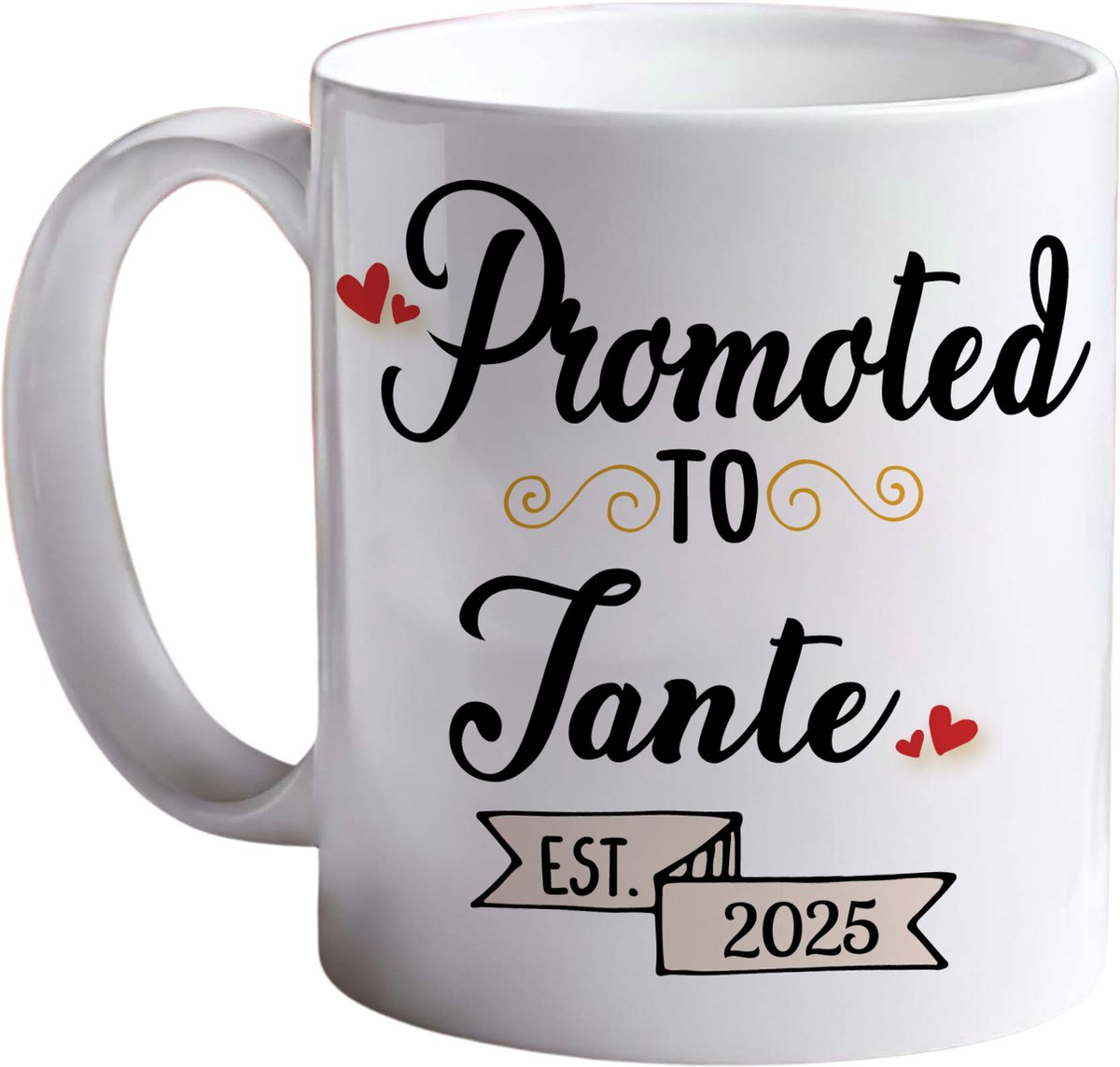 Mok Promoted to Tante - Beker - Kraamcadeau - Cadeau voor Tante - Zwangerschap aankondiging - Gratis Inpak Service
