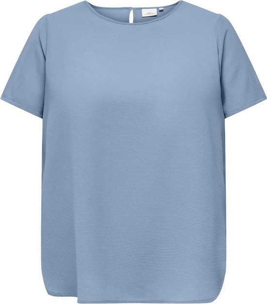 ONLY CARMAKOMA Carvica Life SS Top – Kurzarm, U-Ausschnitt – Für Kurvige Frauen
