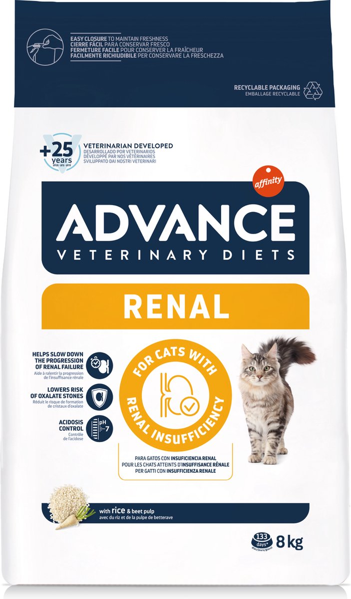 Advance Veterinary Diet Cat – Renal – Kattenvoer – 8 kg