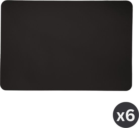 Set van 6

Dessous de plat noir, 30x45 cm