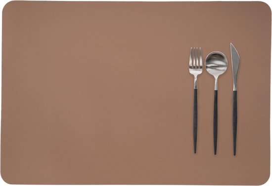 ZICZAC - Set de table TORILL - SET/6 - antidérapant - 30x45 cm - cognac