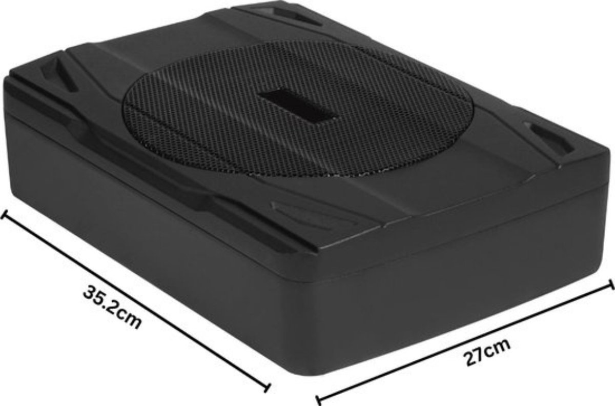 Thuys – Underseat Subwoofer – Met Versterker – Auto Versterking – Speakerset – Actieve Subwoofer – Hoogwaardig Geluid – Zwart – foto 5