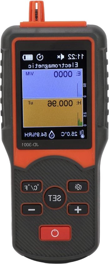 Geigerteller, digitale geigerteller, lcd, draagbaar, nucleaire stralingsdetector, dosimeter, bèta-gamma röntgentester, voor materiaalinspectie, milieutests (zwarte schaal
