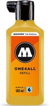 Molotow ONE4ALL™ - 180ml Okergele navul Inkt op acrylbasis