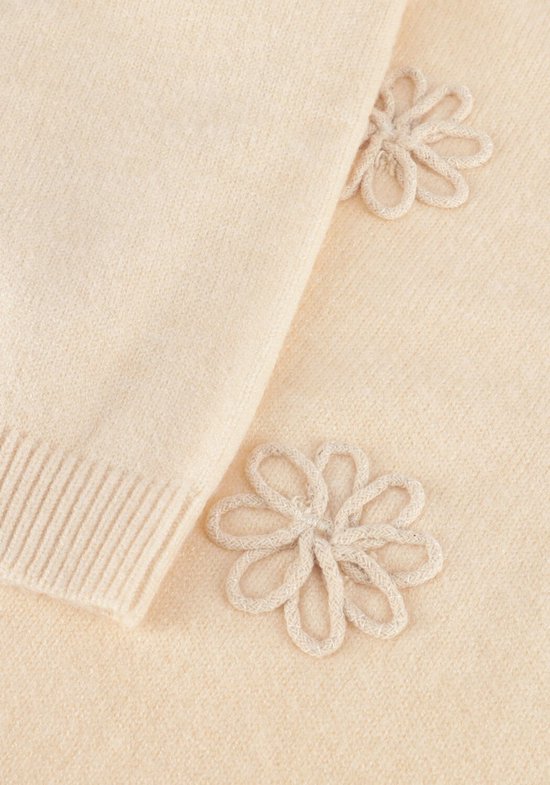 Object Objlaney Rubin Ss Pullover E Div Pulls et Gilets Femme - Pull - Sweat à capuche - Cardigan - Beige - Taille XL